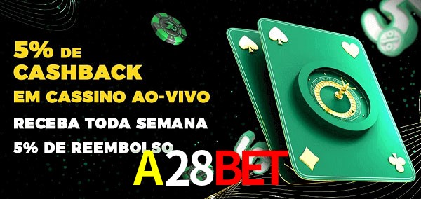 Promoções do cassino ao Vivo A28BET